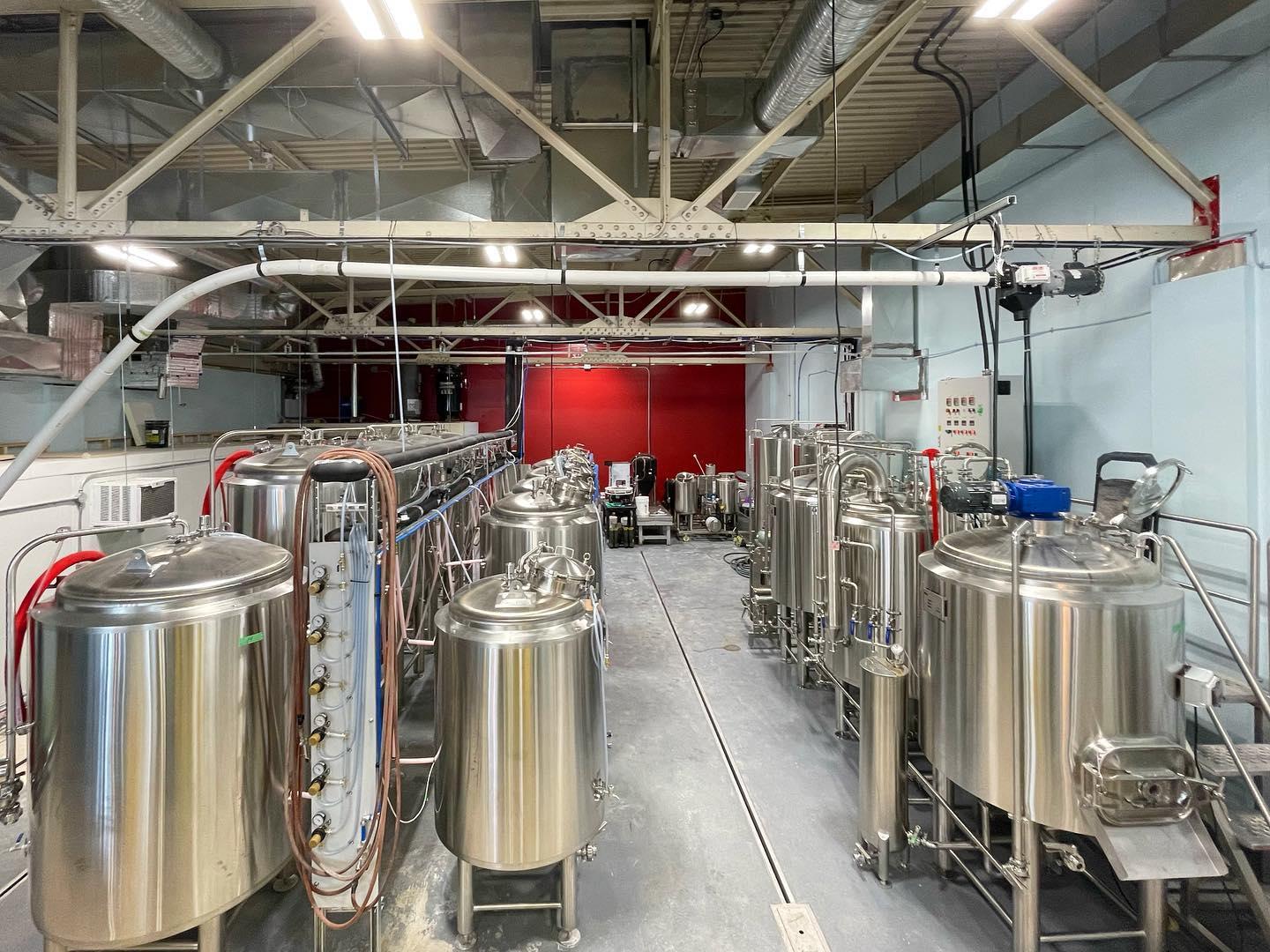 <b>Devil May Care Brewing Company with TIANTAI brewery equipment 500L Brewing System Installation in Can</b>